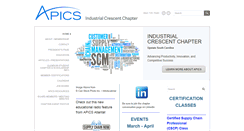 Desktop Screenshot of apics-industrialcrescent.org