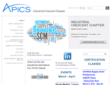 Tablet Screenshot of apics-industrialcrescent.org